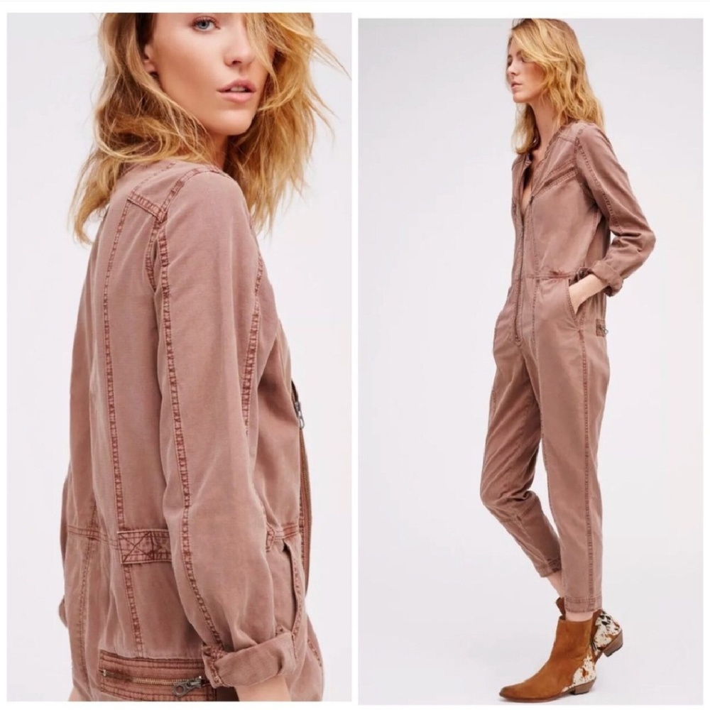 NWOT Free People Fleetwood Flight Jumpsuit